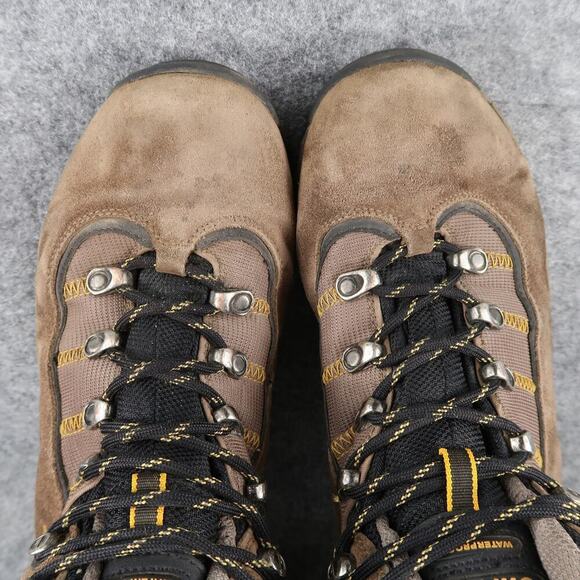 Hi-Tec Shoes Mens 10.5 Hiking Boots Cape Trail Waterproof Lace Up High Top Brown main image 14